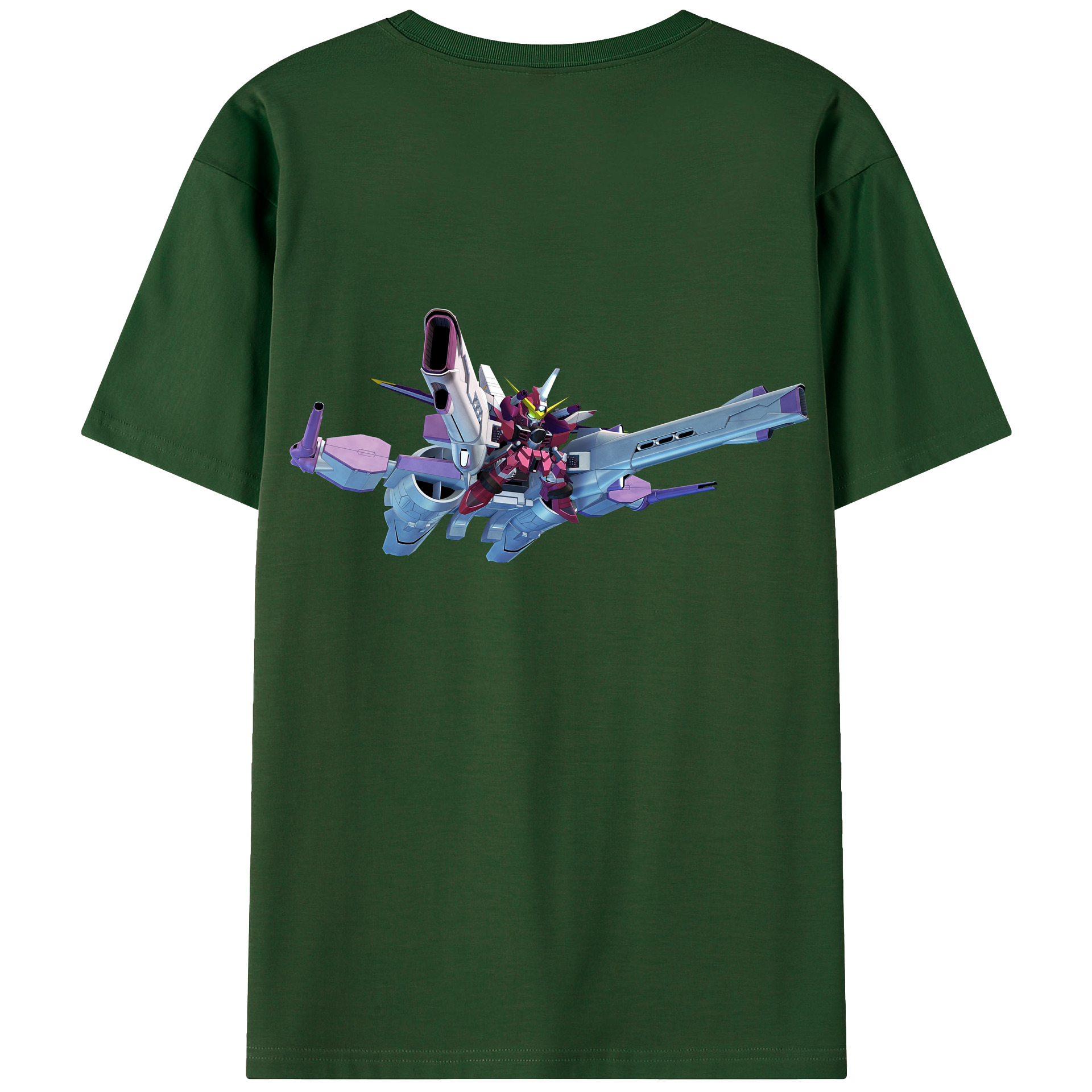 （画像用） 機動戦士ガンダム Mobile Suit Gundam 綿100％半袖Tシャツ（背面プリント）